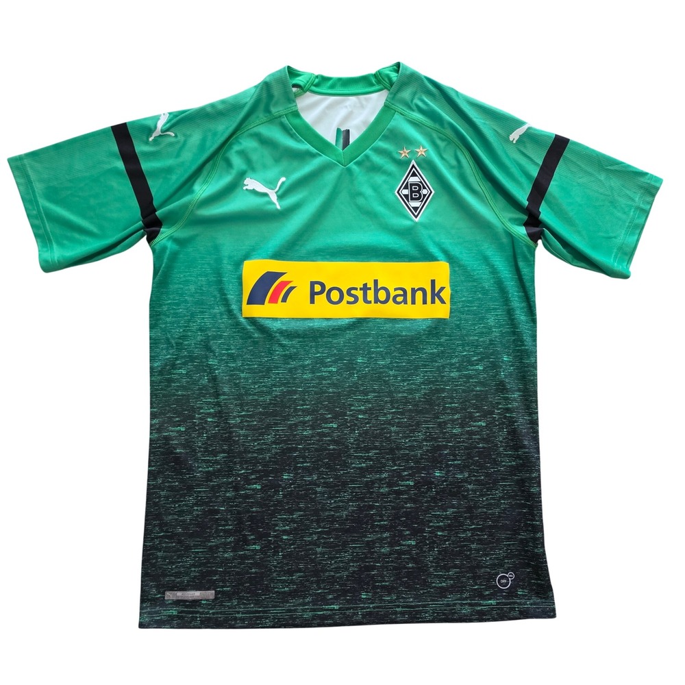 Puma Borussia Monchengladbach Jersey Mens Medium Green Black Sample Soccer Shirt